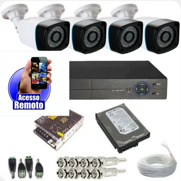 Câmera de Segurança Proteção Segurança Eletrônica 