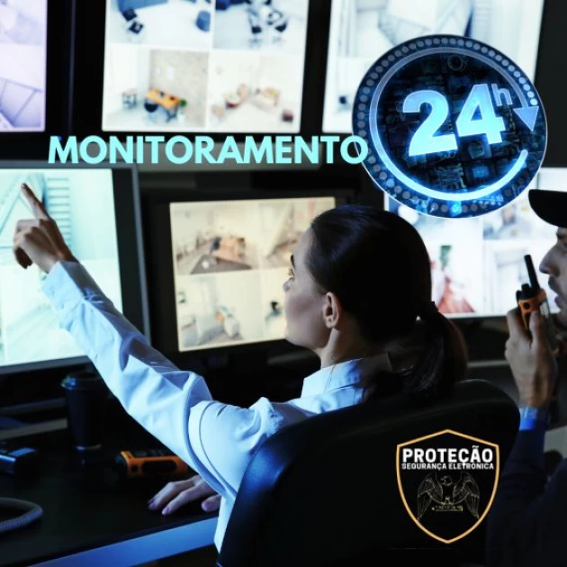 Monitoramento 24h Proteção Segurança Eletrônica 